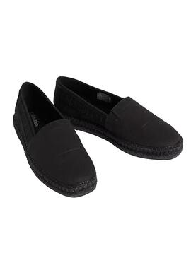 Alpargatas Calvin Klein Jeans Espadrille preto para homem.