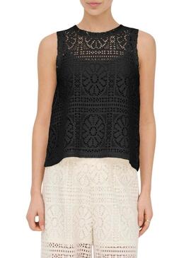 Top Only Llian preto para mulher