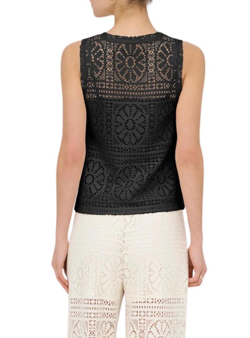 Top Only Llian preto para mulher