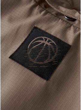 Casaco Name It Macon marrom para menino.