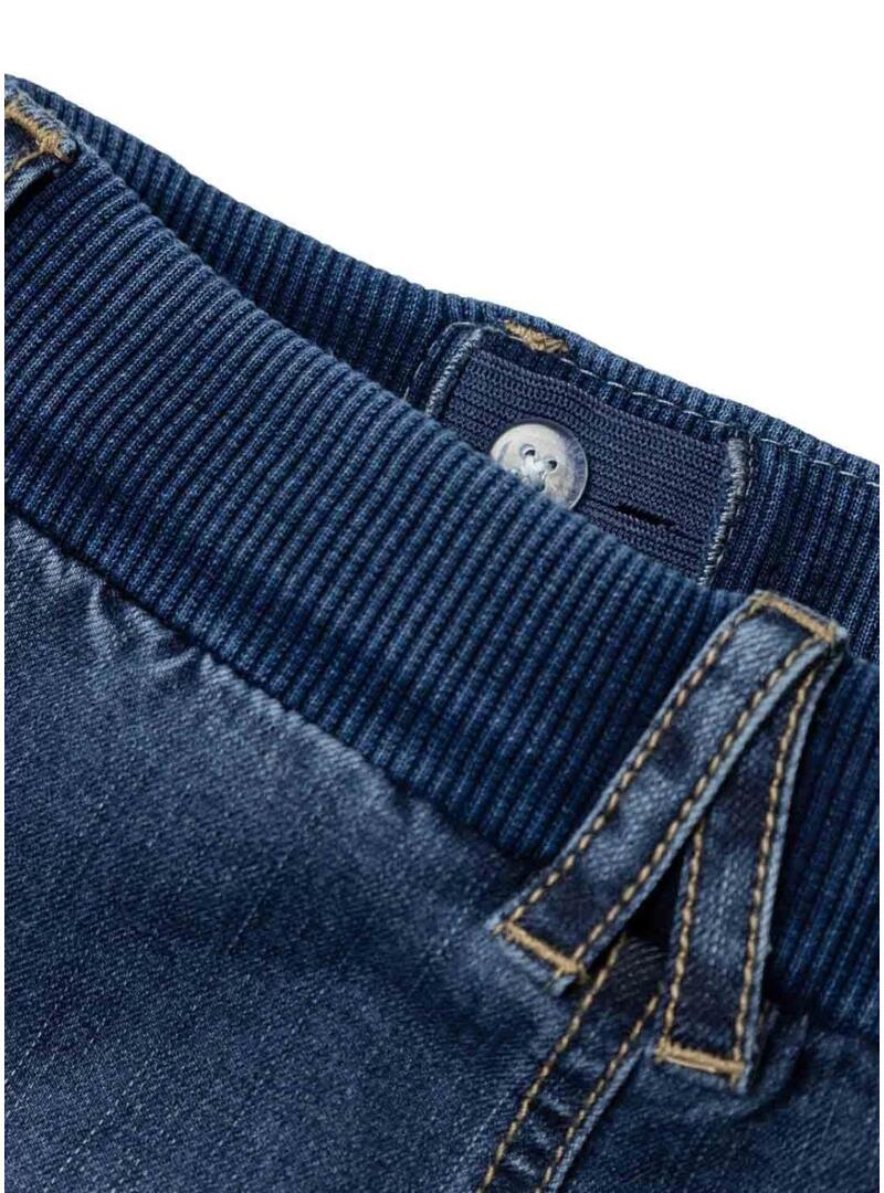 Calça de ganga Name It Ben azul escuro para menino