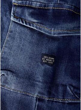 Calça de ganga Name It Ben azul escuro para menino