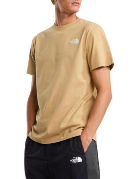Camiseta The North Face Denali bege para homem.