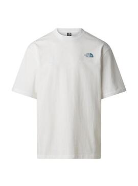 Camiseta The North Face LQD branca para homem.