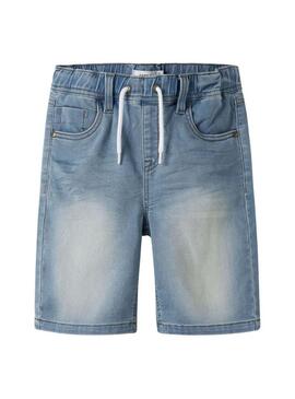 Bermudas de ganga Name it Ryan Jogger azul para menino.