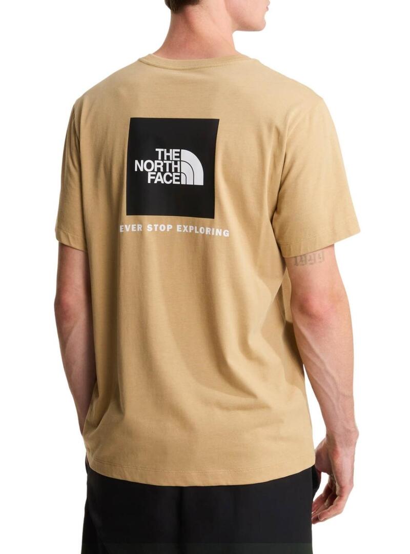 Camiseta The North Face Evo box bege para homens.