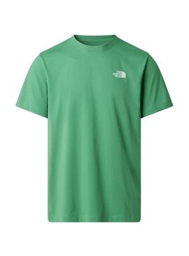 Camiseta The North Face Evo box verde para homem.