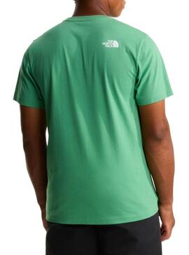 Camiseta The North Face Evo verde para homem.