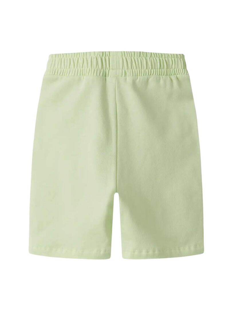 Bermudas Name It Fauvne verde para menino