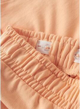 Bermudas Name It Fauvne laranja para menino