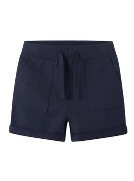 Bermudas Name It Dikan azul marinho para meninos
