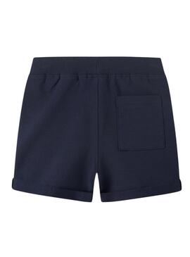 Bermudas Name It Dikan azul marinho para meninos