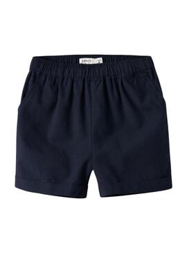 Shorts Name It Filip azul marinho para criança