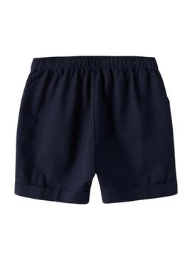 Shorts Name It Filip azul marinho para criança