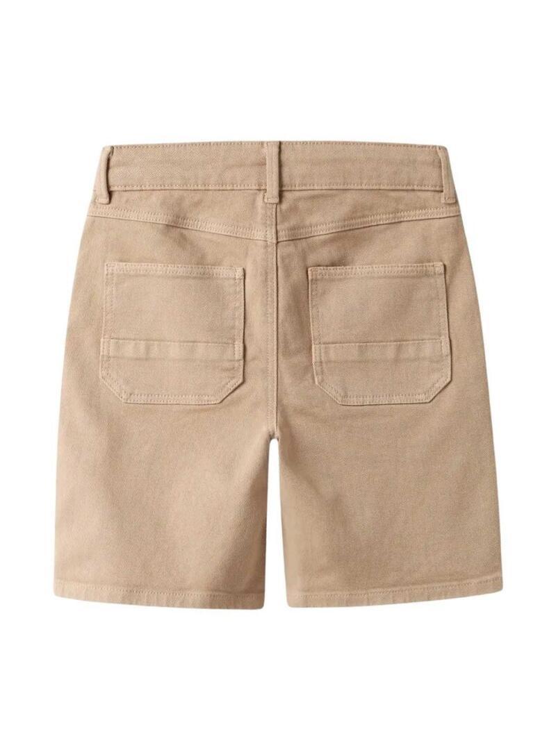 Bermudas Name It Ryan camel para menino