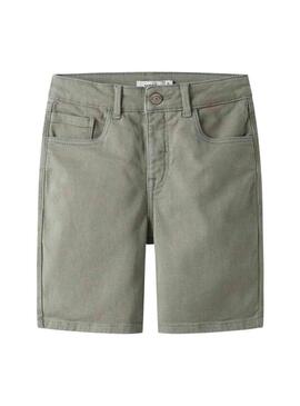 Bermudas Name It Ryan verde para menino.