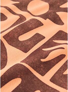 Camiseta Name It Fakim laranja para menino.