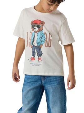 Camisola Name It Dobs branca para menino.