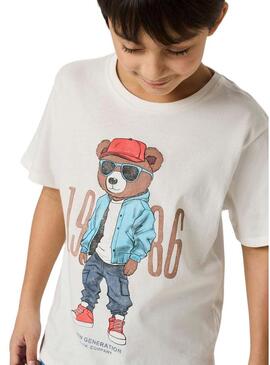 Camisola Name It Dobs branca para menino.