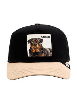 Boné Goorin Bros The Guard Dog preto e bege para homem