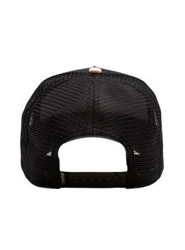 Boné Goorin Bros The Guard Dog preto e bege para homem