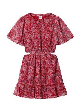 Vestido Pepe Jeans Iliana vermelho para menina
