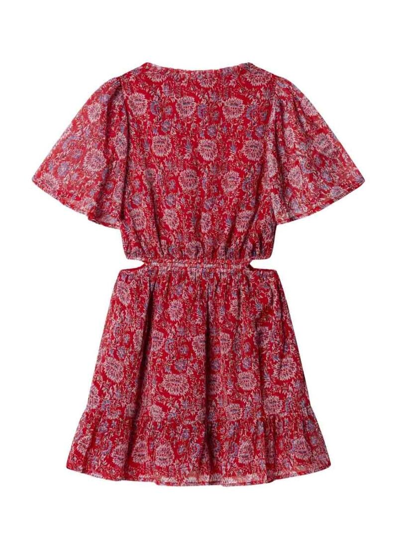 Vestido Pepe Jeans Iliana vermelho para menina