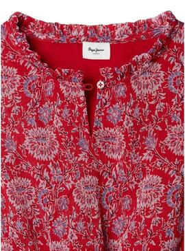 Vestido Pepe Jeans Iliana vermelho para menina