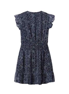 Vestido Pepe Jeans Imabel azul marinho para menina