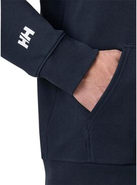 Moletom Helly Hansen Shoreline marinho para homem.