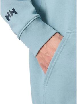 Moletom Helly Hansen Shoreline azul para homem.