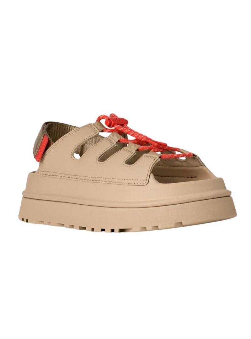 Sandálias UGG GoldenGlow Toggle em tom de tostado para mulher.