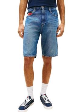 Bermuda Tommy Jeans Otis azul para homem.