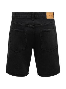 Bermudas Only and Sons Sedge preto para homem