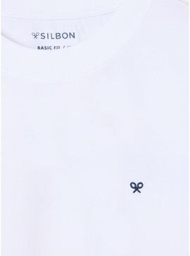 Camisa Silbon The Club Saint Tropez branco para homem.