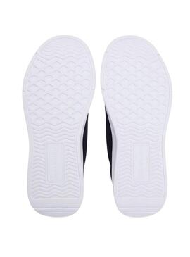 Sapatilhas Tommy Hilfiger Knitted Runner azuis para homem