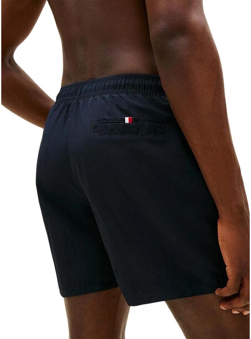Fato de banho Tommy Hilfiger com logo azul marinho para homem.
