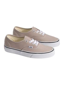 Sapatilhas Vans Authentic bege para mulher.