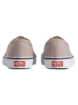 Sapatilhas Vans Authentic bege para mulher.