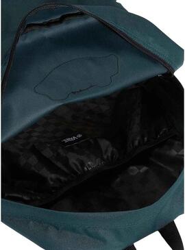 Mochila Vans Old Skool clássica verde para mulher e homem.