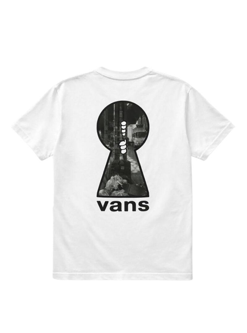 Camiseta Vans Keyhole branca para homem