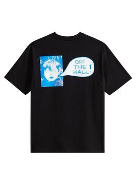 Camiseta Vans Talk preta para homem.