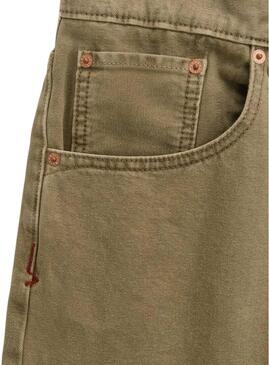 Bermudas jeans Vans verdes para homem.