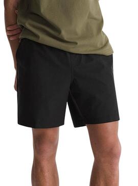 Bermudas Vans Range relaxado preto para homem.