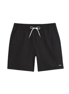 Bermudas Vans Range relaxado preto para homem.