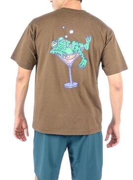 Camiseta Vans Bar Hopper marrom para homem.