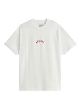 Camiseta Vans Buckled branca para homem.