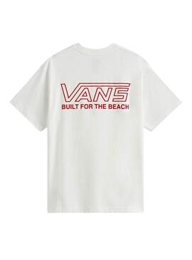 Camiseta Vans Buckled branca para homem.