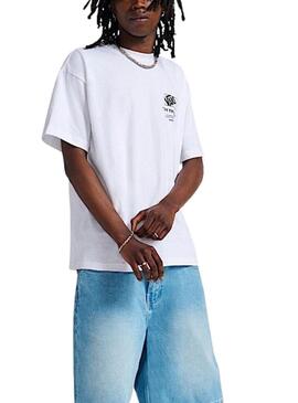 Camiseta Vans Stacked branca para homem