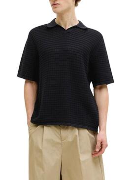 Polo Jack and Jones Nantucket preto para homem